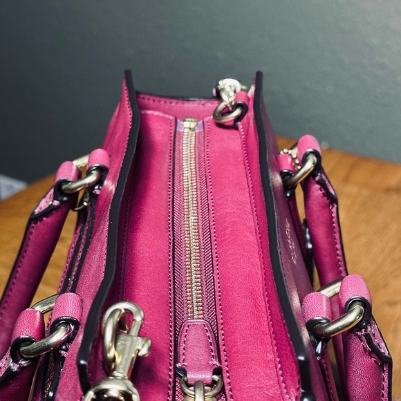 COACH Legacy Leather Mini Tanner Satchel/Crossbody - Picture 8 of 16